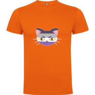 Flag-Faced Anime Feline Tshirt