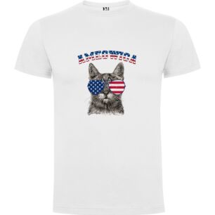 Flag-wearing Feline Fabulousness Tshirt σε χρώμα Λευκό 3-4 ετών