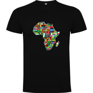 Flagged Africa: A Stunning Map Tshirt