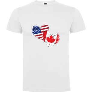Flagged Hearts United Tshirt σε χρώμα Λευκό 3-4 ετών