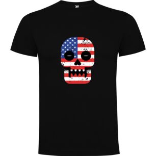 Flagged Skull Rocker Tshirt