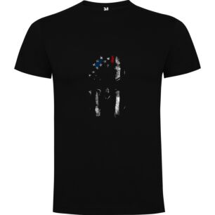 Flagged Spartan Patriot Tshirt