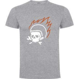 Flame Helm Skull Tshirt
