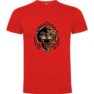 Flaming Feline Fury Tshirt