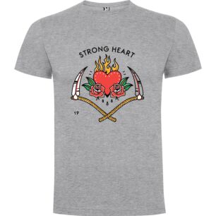 Flaming Heart Emblem Tshirt