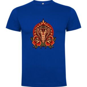 Flaming Naga Art Tshirt