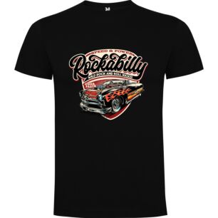 Flaming Retro Rock Ride Tshirt