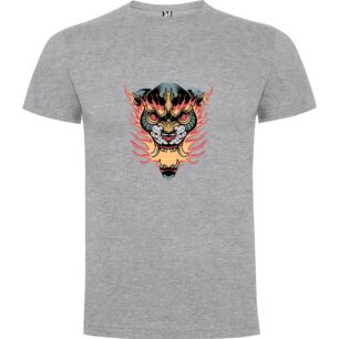 Flaming Tiger Demon Ink Tshirt