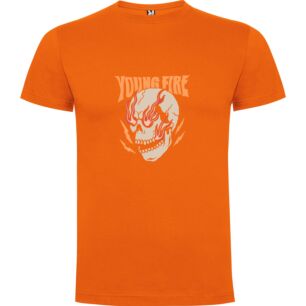 Flaming Young Skulls Tshirt