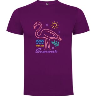 Flamingo Paradise Poster Tshirt