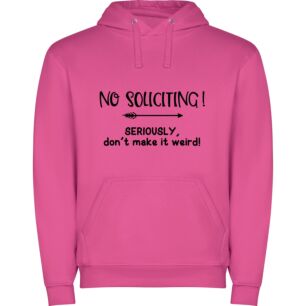 Flawless 'No Soliciting' Sign Φούτερ με κουκούλα