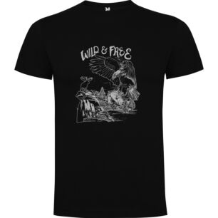 Flight of the B&W Bird Tshirt