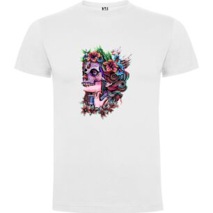 Floral Goddess Illustration Tshirt σε χρώμα Λευκό XXLarge