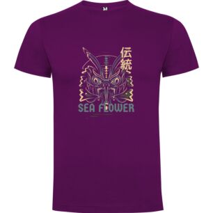 Floral Sea Boutique Tee Tshirt σε χρώμα Μωβ Small