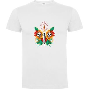 Floral Skull Sword Tshirt