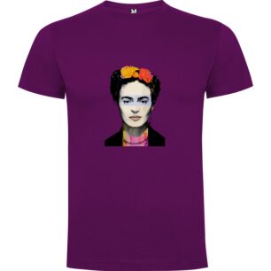 Flower-haired Frida's Portrait Tshirt