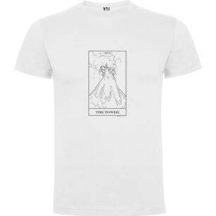 Flower Tower Tarot Art Tshirt σε χρώμα Λευκό 3-4 ετών