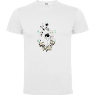 Flowerpunk Guitarist Goddess Tshirt σε χρώμα Λευκό Medium