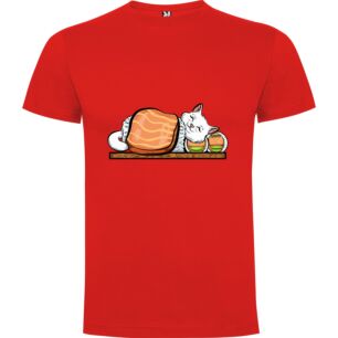 Fluffy Foodie Cat Tshirt