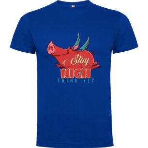 Fly High Pig Art Tshirt