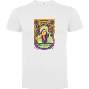 Folinsbee's Psychedelic Concert Poster Tshirt σε χρώμα Λευκό Medium