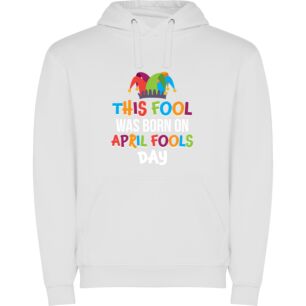 Foolish April Fools' Colors Φούτερ με κουκούλα σε χρώμα Λευκό 11-12 ετών