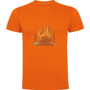Forest Blaze Drawing Tshirt