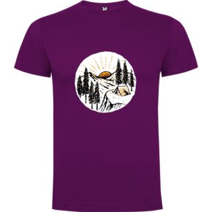 Forest Camp Logo Design Tshirt
