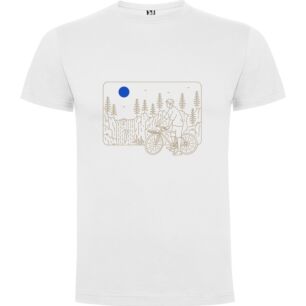 Forest Cycle: Clean & Simple Tshirt σε χρώμα Λευκό Large