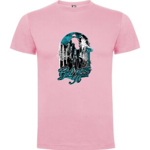 Forest Cyclist Tee Tshirt σε χρώμα Ροζ Large