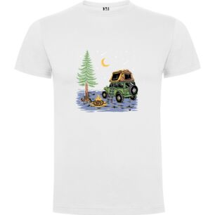 Forest Night Van Adventure Tshirt σε χρώμα Λευκό Large