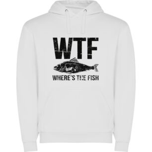 Freaky Fish Fiasco Φούτερ με κουκούλα σε χρώμα Λευκό 11-12 ετών