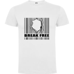 Free Break Barcode Tshirt