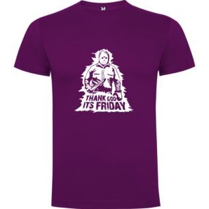 Friday Horror Sticker Tshirt