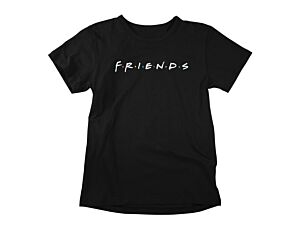 Friends Logo Black T-Shirt