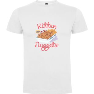 Fries, Kittens, Nuggets Tshirt σε χρώμα Λευκό 3-4 ετών