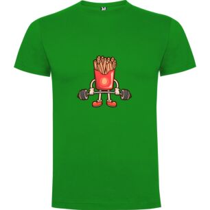 Fries with Muscle Tshirt
