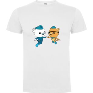 Furry Friendship Frenzy Tshirt σε χρώμα Λευκό 3-4 ετών