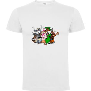 Furry Gangster Mashup Tshirt σε χρώμα Λευκό 7-8 ετών