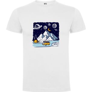 Galactic Mountain Van Tshirt σε χρώμα Λευκό XLarge