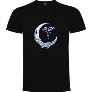 Galactic Whale Dance Tshirt σε χρώμα Μαύρο Medium