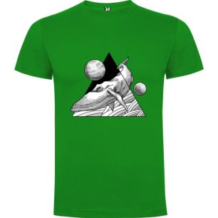 Galactic Whale Illustration Tshirt