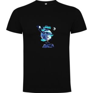 Galactic Whale Pose Tshirt