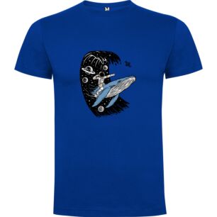 Galaxy Whale Rider Tshirt