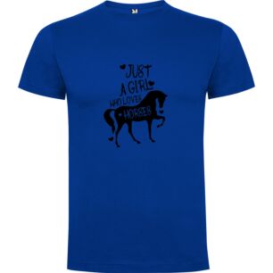 Galloping Passion: A Girl's Love Tshirt