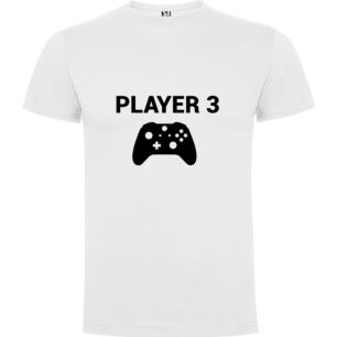 Gamer's Iconic Controller Tshirt σε χρώμα Λευκό 9-10 ετών