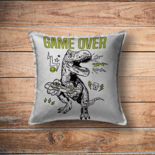 Μαξιλάρι Gaming Game Over Dino Gamer