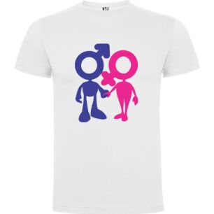 Gendered Silhouette Duo Tshirt σε χρώμα Λευκό Small