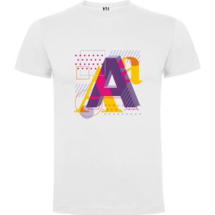 Geo-A Typeface Tshirt