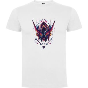 Geometric Cyber Dragon Tshirt σε χρώμα Λευκό XXXLarge(3XL)